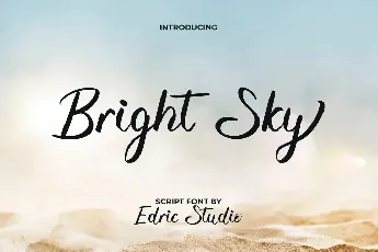 Bright Sky Demo font