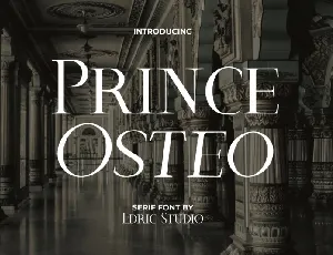 Prince Osteo font