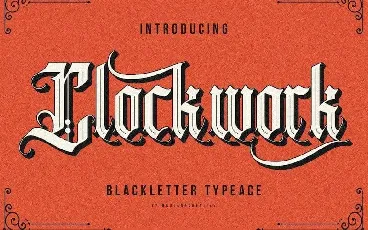 Clockwork font