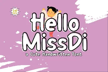 Hello MissDi font