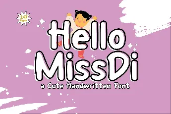 Hello MissDi font