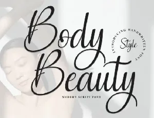 Body Beauty Calligraphy font