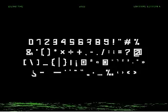 Teroxia Demo font