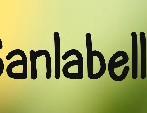 Sanlabello font