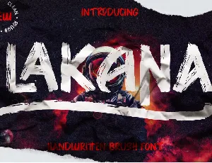 LAKANA font