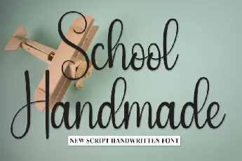 School Handmade font