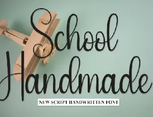 School Handmade font