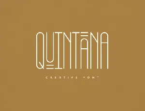 Quintana font