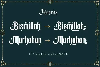 Ramadhan Mubarok Display font