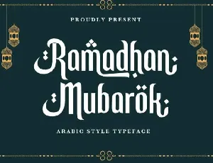 Ramadhan Mubarok Display font