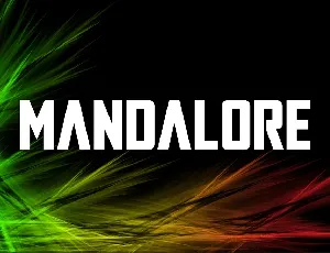 Mandalore Family font