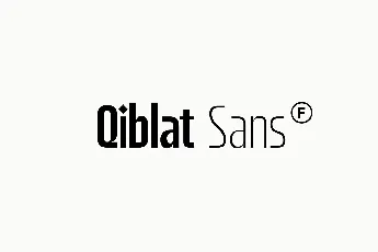 Qiblat Sans font