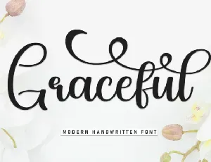 Graceful Script font