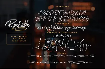 Rockville font