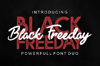 Black Freeday Duo font