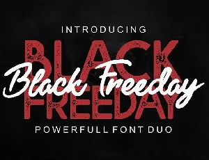 Black Freeday Duo font