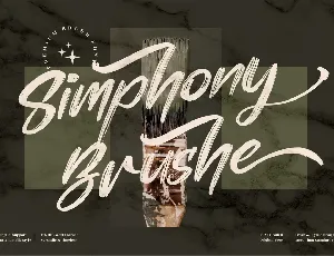 Simphony Brushe font