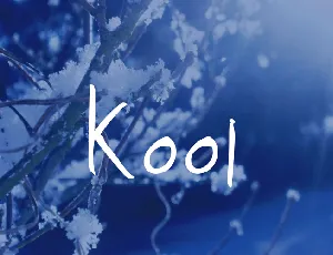 Kool font