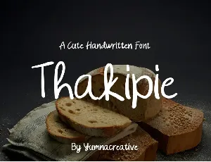 Thakipie font