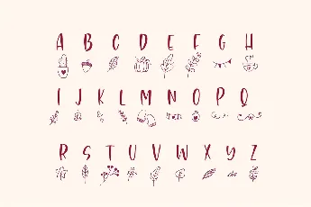 Autumn Dingbats font