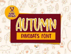 Autumn Dingbats font