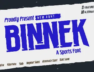 Binnek font