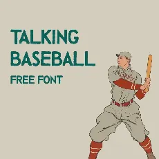 Baseball font