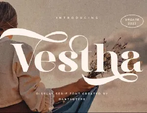 Vestha font