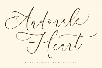 Andorale Heart font