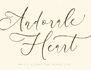 Andorale Heart font