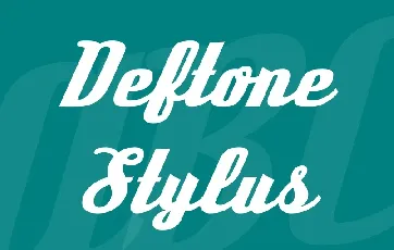 Deftone Stylus font