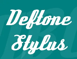 Deftone Stylus font