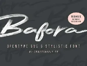 Bafora font