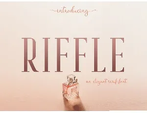 Riffle Typeface font