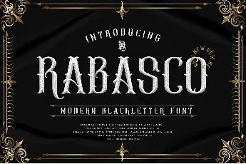 Rabasco font