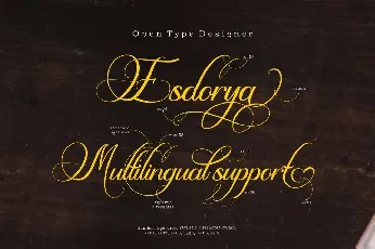 Esdoria Journey font