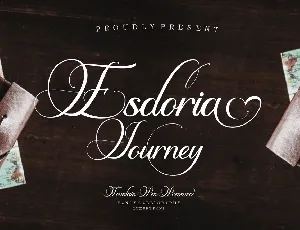 Esdoria Journey font