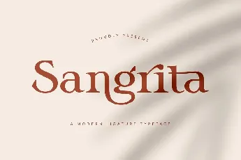 Sangrita font