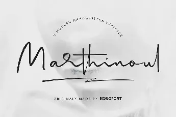 Marthinoul font