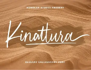 Kinattura Script font