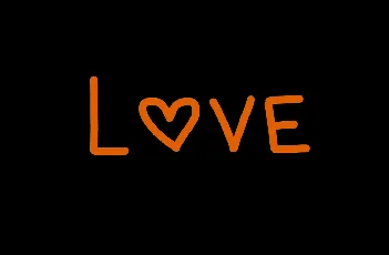 Love font