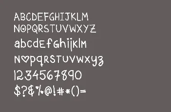 Love font