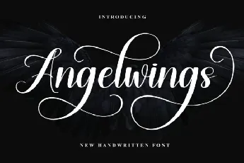 Angelwings Script font