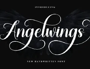 Angelwings Script font