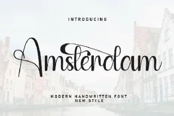 Amsterdam Script font