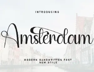 Amsterdam Script font