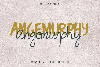 Angemurphy Script Duo font