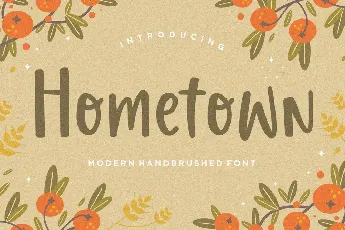 Hometown font