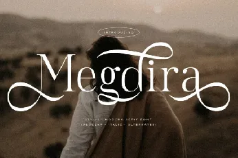 Megdira font