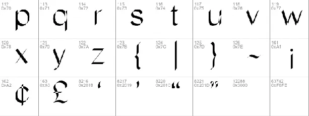 Flatstock font